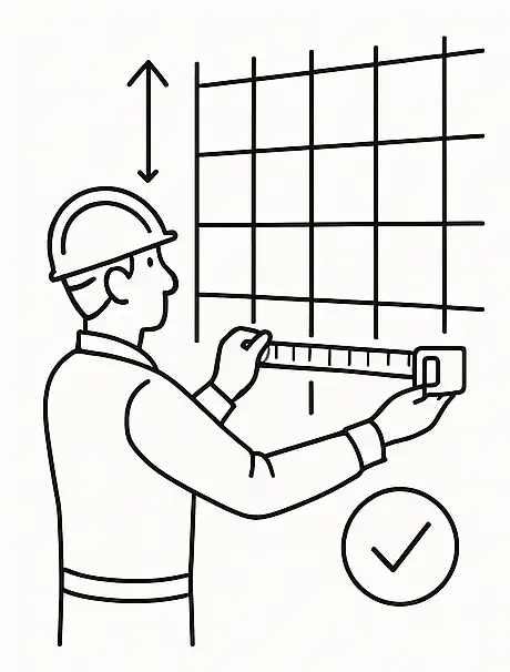 Checklist de control de obra: qué medir sí o sí antes de hormigonar 1 OF01 01 Verificacion de ejes