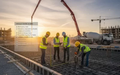 Checklist de control de obra: qué medir sí o sí antes de hormigonar