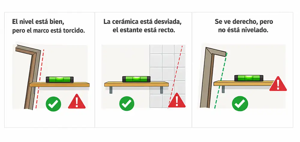estante se ve torcido