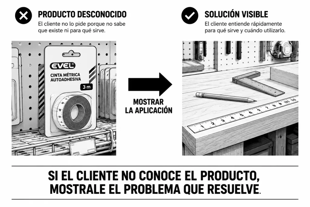 vender productos poco conocidos